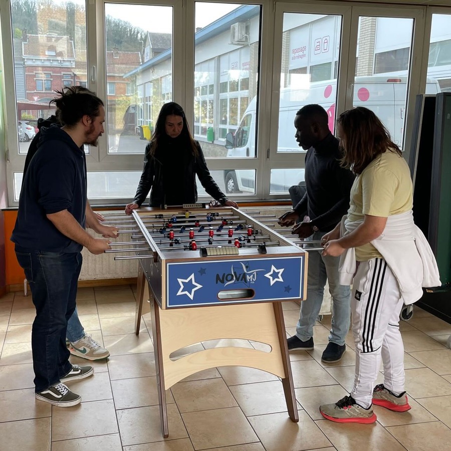 Jupiter Tafelvoetbal hirdetés kreatív
