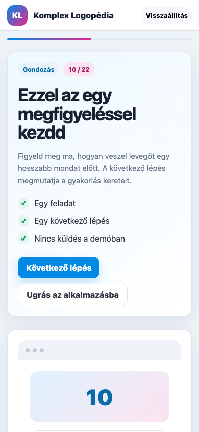 Értékadó email előnézet mobil nézet